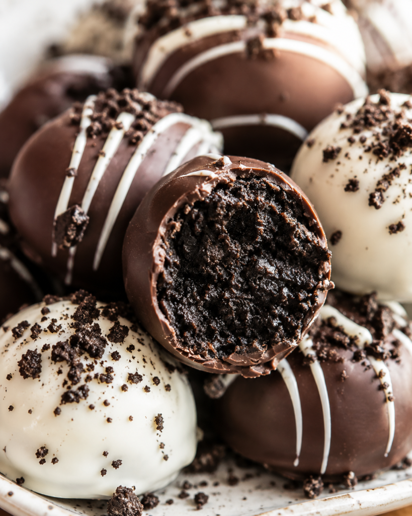 Chocolate-Covered Oreo Truffles