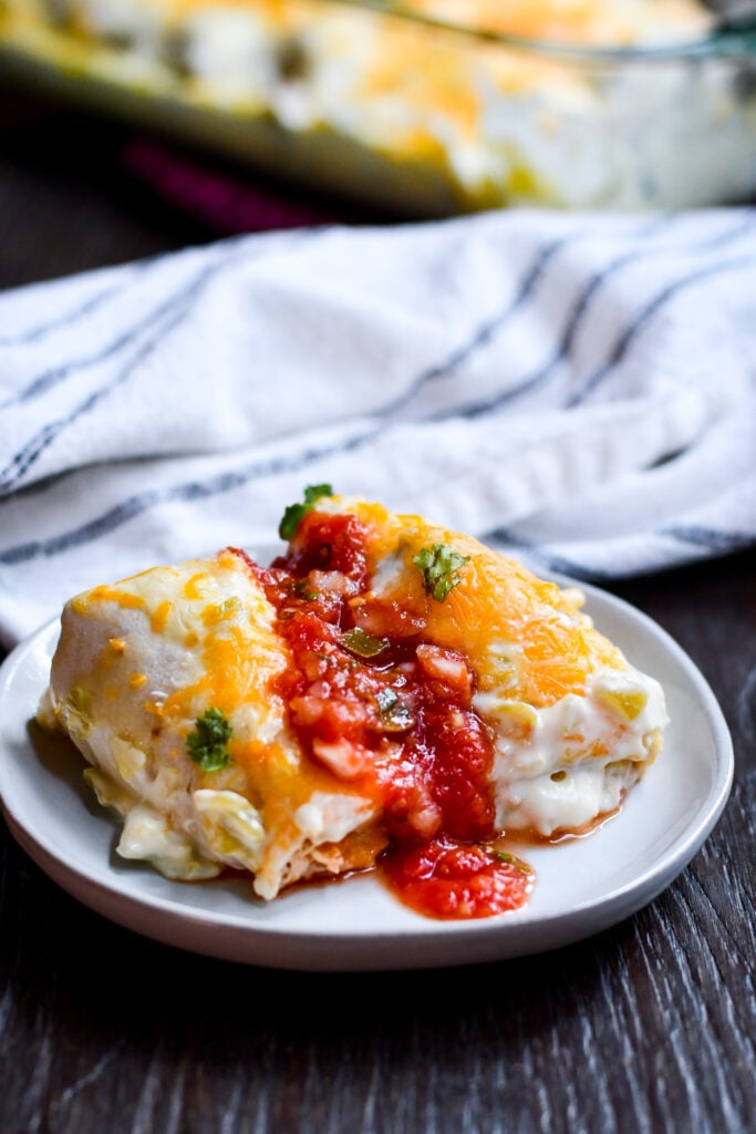 Family Favorite: Sour Cream Enchiladas with Chicken: Whip up a batch of these yummy enchiladas that combine tangy sour cream and savory chicken.