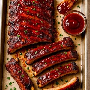 Make saucy, fall-off-the-bone BBQ ribs right in your oven! These tender, juicy ribs are ready fast — no smoker needed.