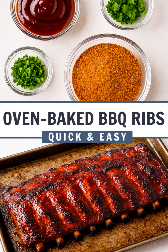 Juicy BBQ ribs baked to perfection in just 90 minutes! This easy rib recipe is tender, flavorful, and perfect for any night of the week.