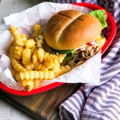 My family loves these Shake Shack Sloppy Joes! It's like a Shake Shack Burger but simpler, so it's perfect for a weeknight dinner.