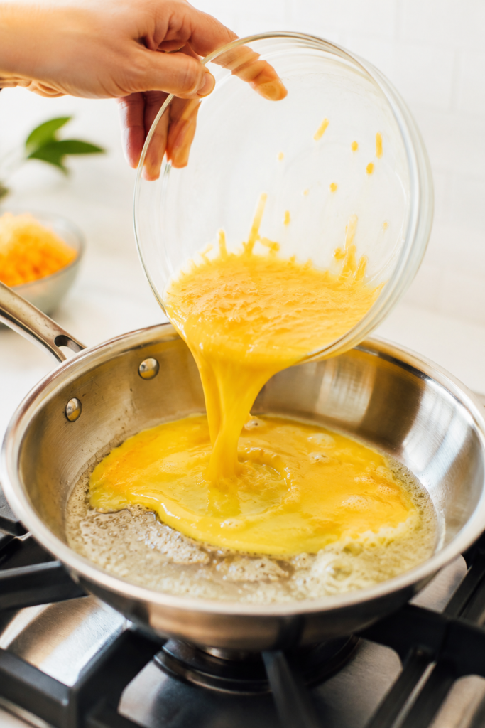 Perfectly Fluffy Cheese Omelette Recipe