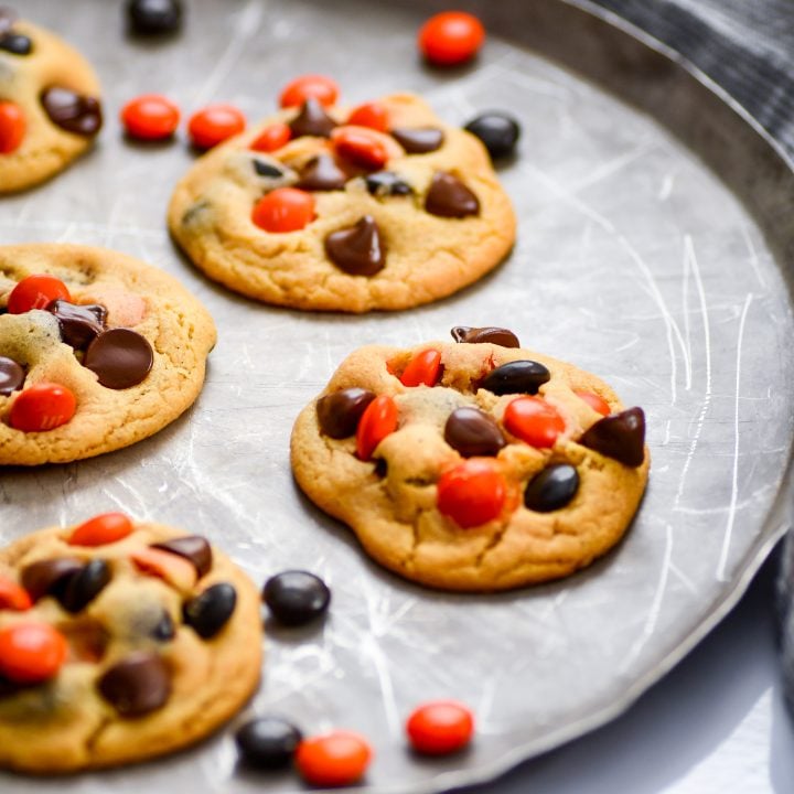 These easy pudding cookies are soft, thick, and chewy — no chill time needed! Loaded with colorful M&Ms and chocolate chips for the perfect bakery-style treat.